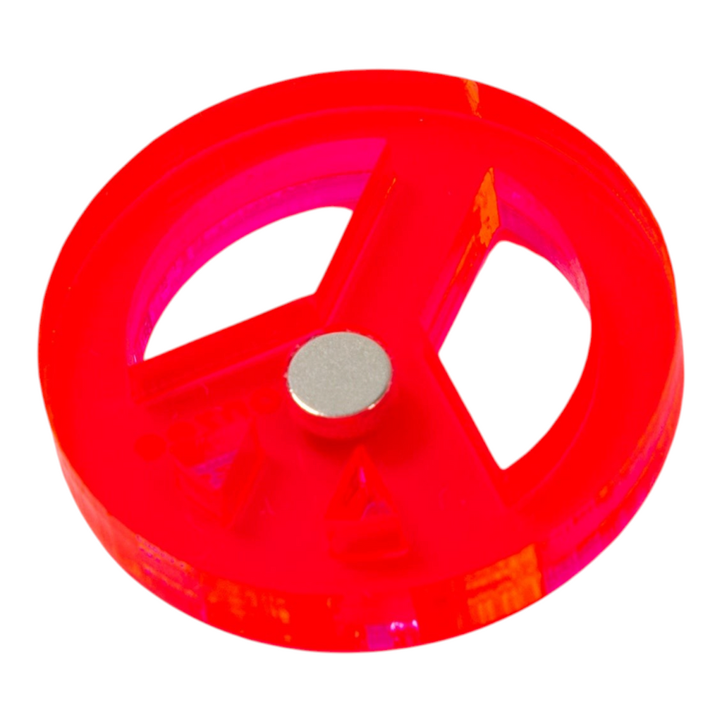 Peace Mark Red マグネットタイプ
