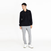Polartec® フリースポロ - ブラック