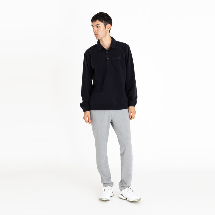 Polartec® フリースポロ - ブラック