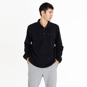 Polartec® フリースポロ - ブラック