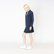 ジップロングスリーブ ネイビー