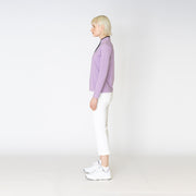 ジップロングスリーブ パープル