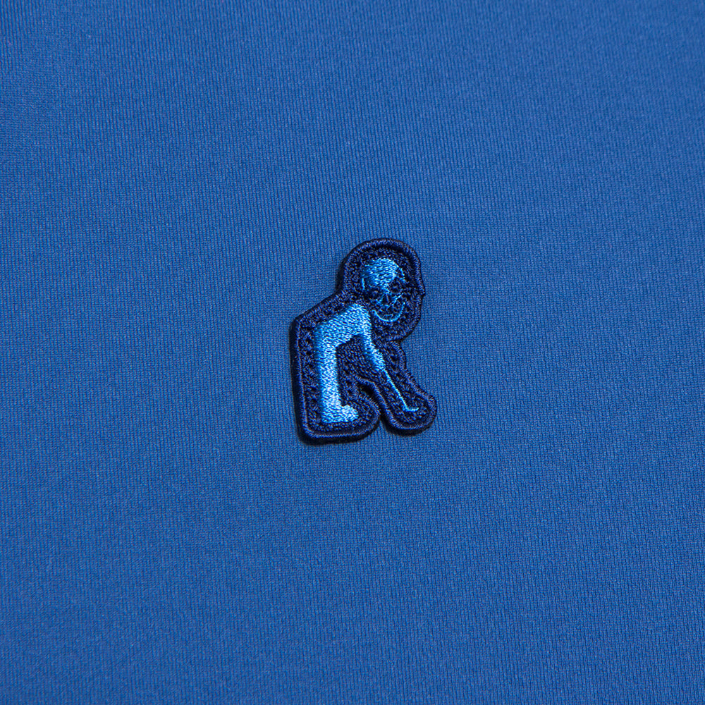 Zip Up Rib Polo Navy（Mのみ）（60％off）