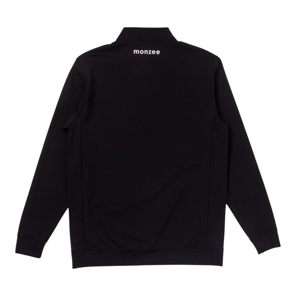 monzee ハーフジップ ブラック
