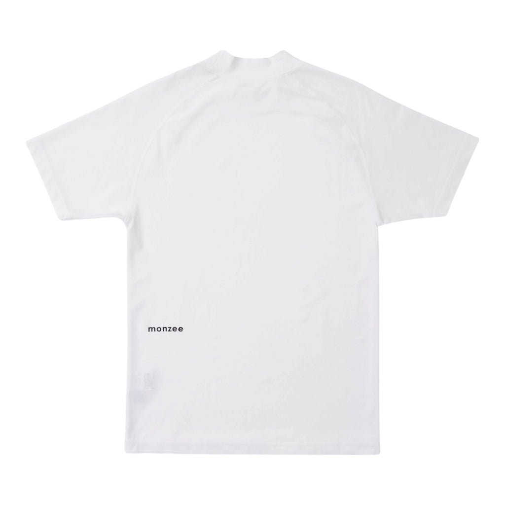 monzee ストレッチモックネック ホワイト