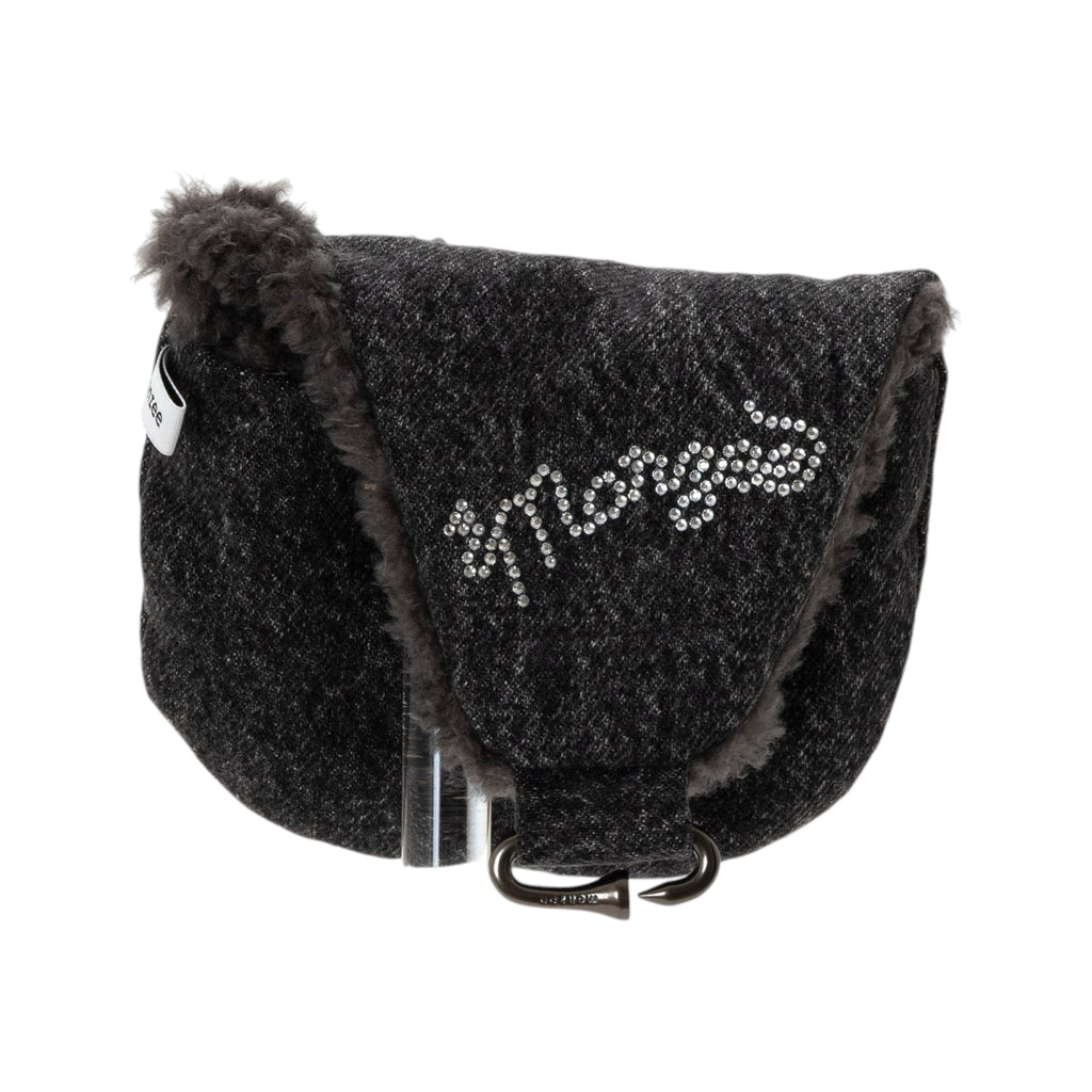 monzee ゴルフパターカバー Crystal LOVE Black