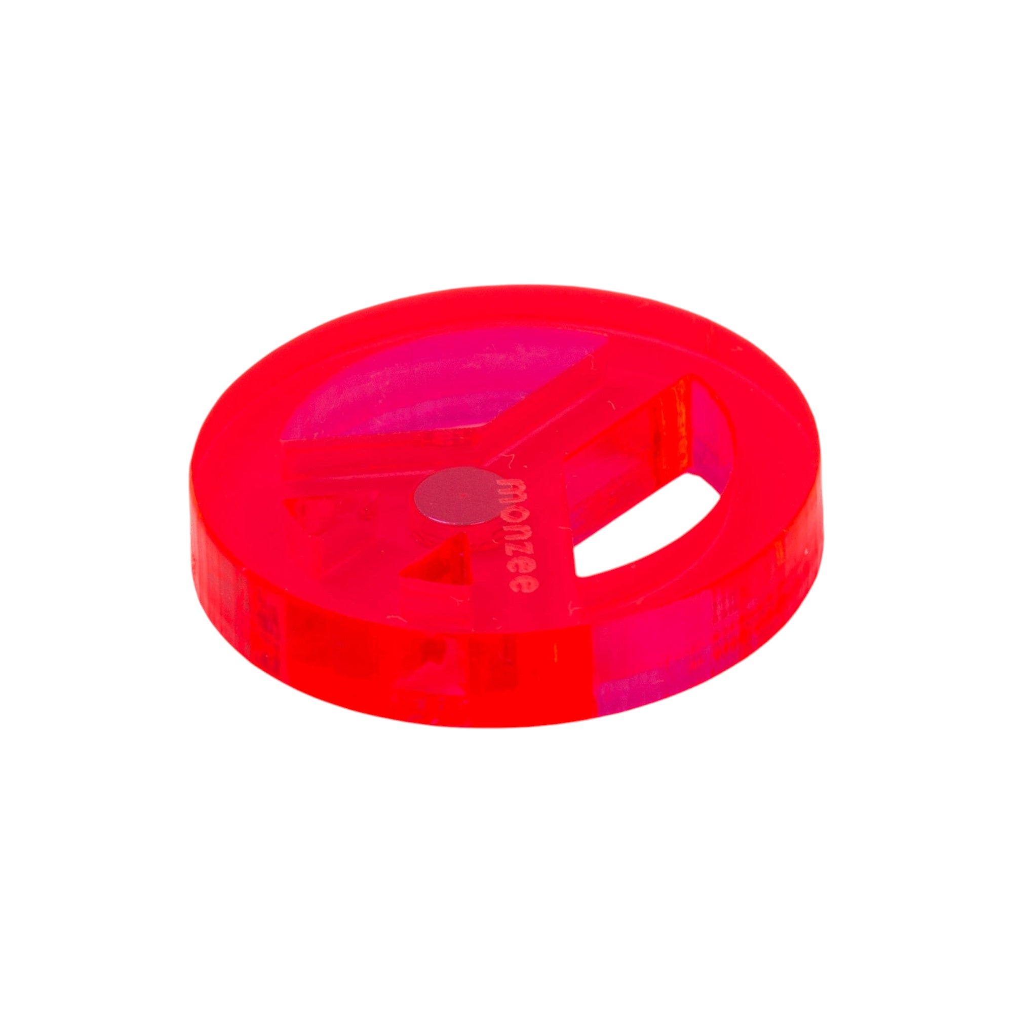 monzee ゴルフアクセサリー Peace Mark Red マグネットタイプ