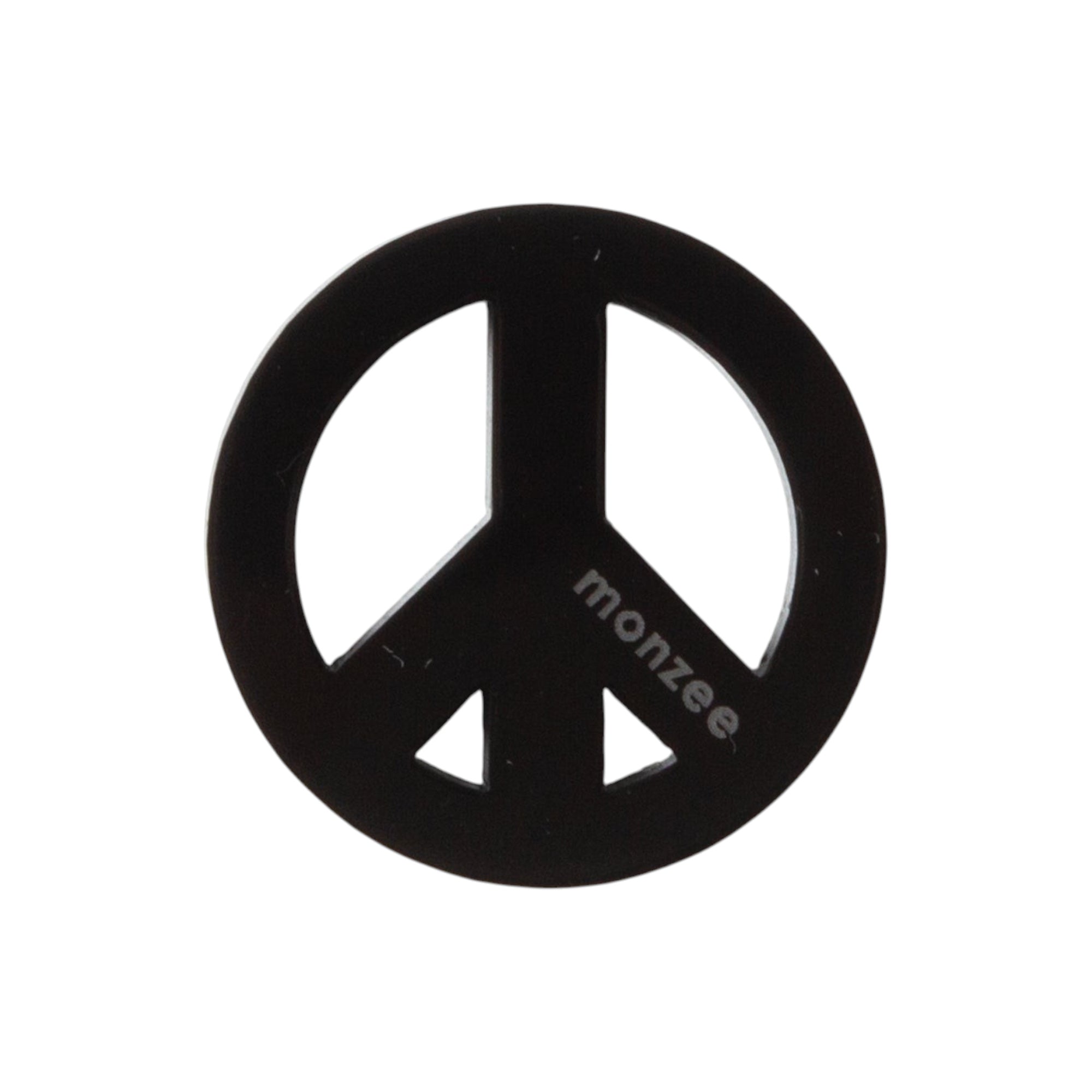monzee ゴルフアクセサリー Peace Mark Black マグネットタイプ