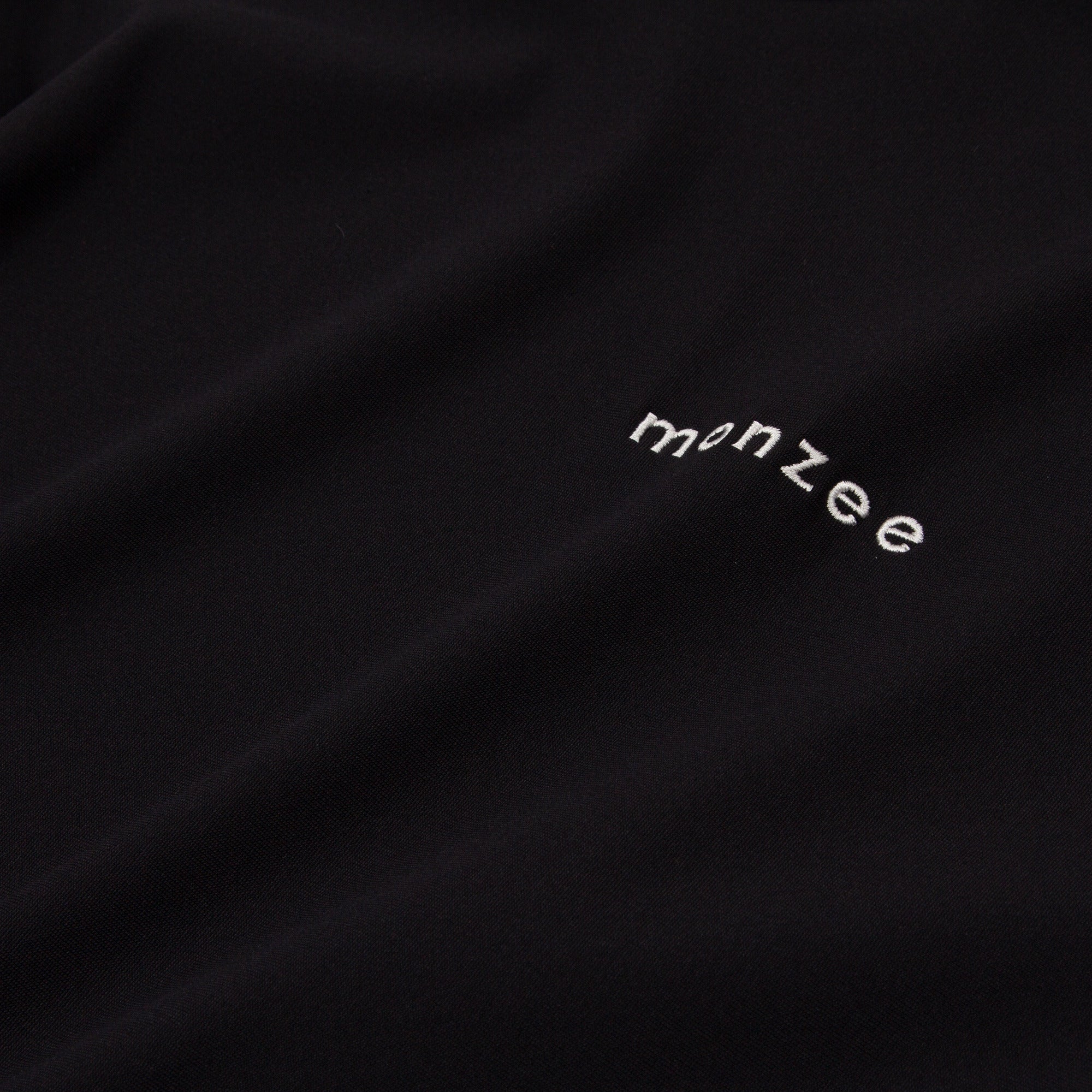 monzee Mock-Neck Long Black