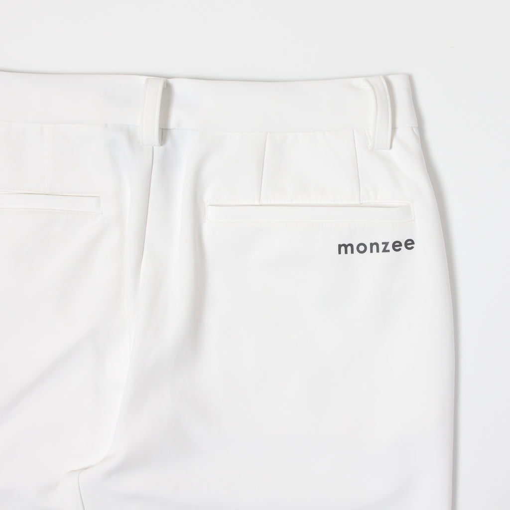monzee ストレッチパンツ ホワイト