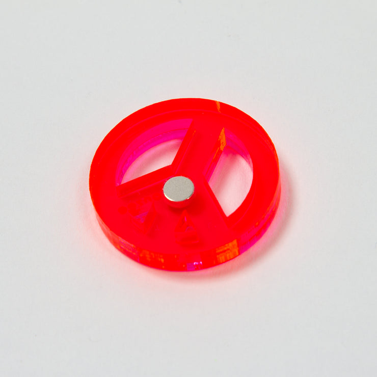 Peace Mark Red マグネットタイプ