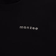 Mock-Neck Long Black