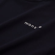 Mock-Neck Long Navy