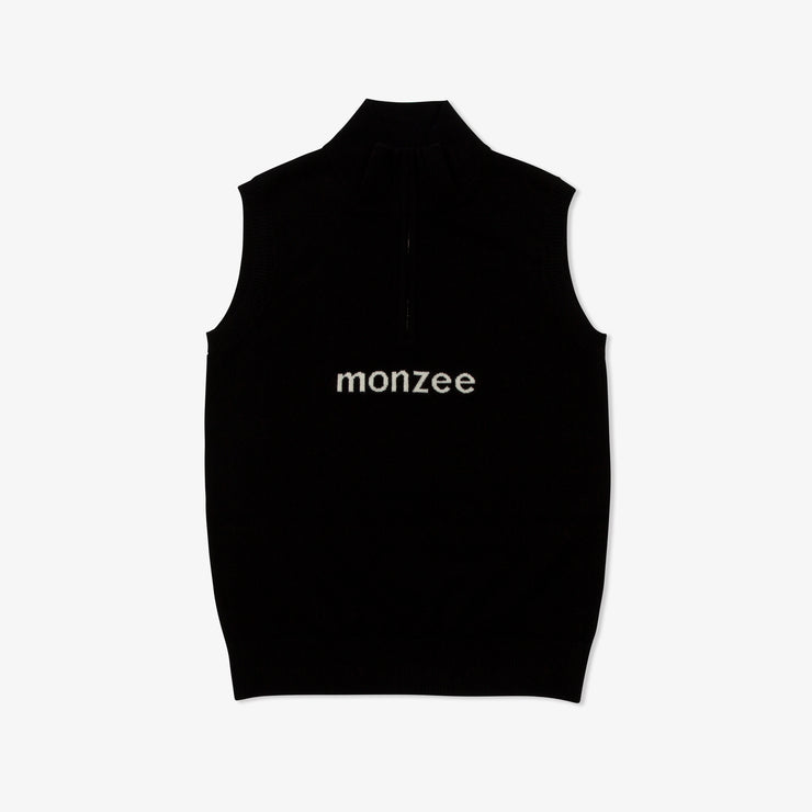Zip Vest - Black