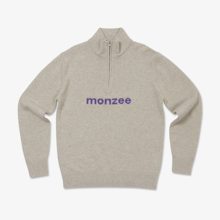 Cashmere mix Half-Zip