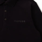 Polartec® フリースポロ - ブラック
