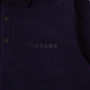 Polartec® フリースポロ - ネイビー