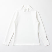 厚手モックネック - ホワイト