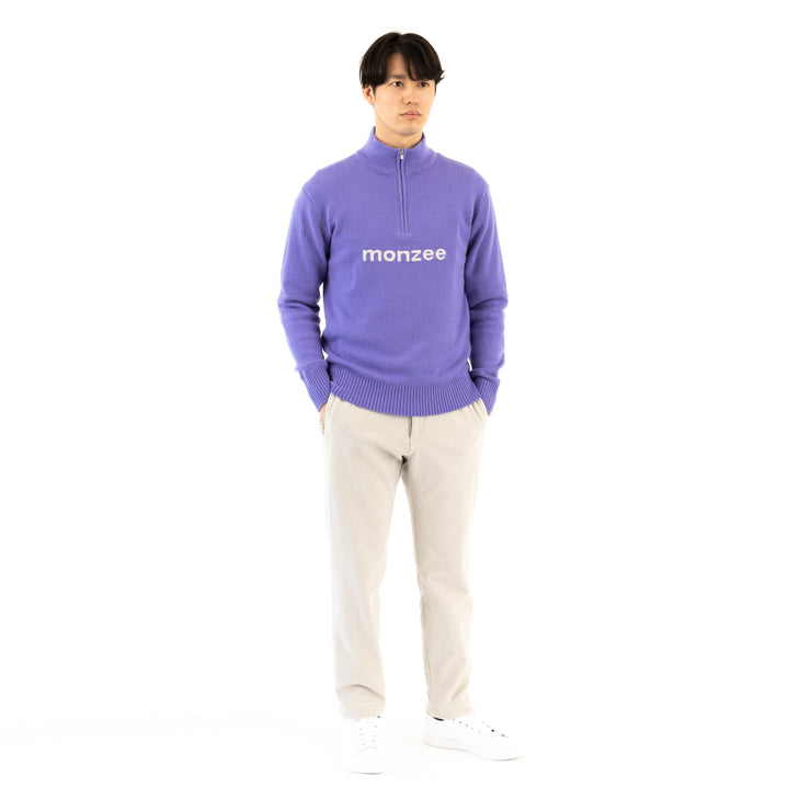 Cashmere mix Half-Zip