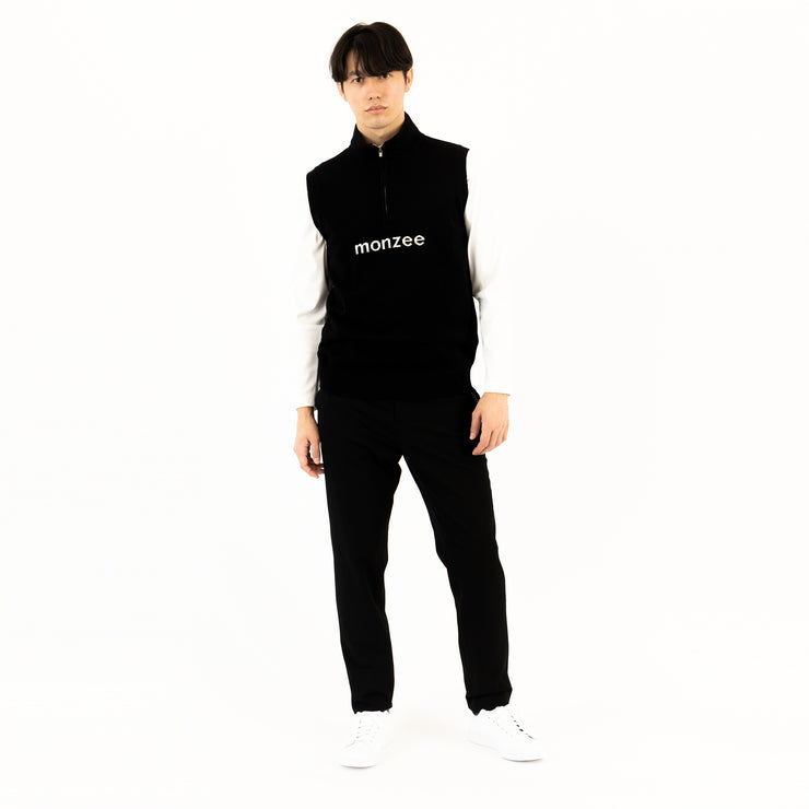 Zip Vest - Black