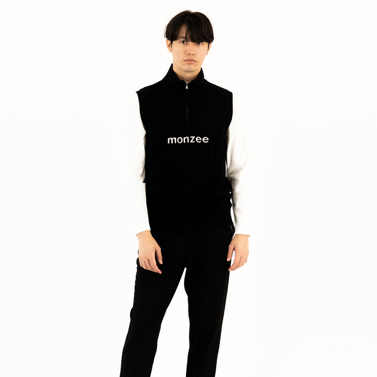 Zip Vest - Black