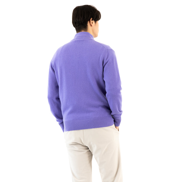Cashmere mix Half-Zip