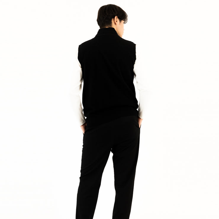 Zip Vest - Black