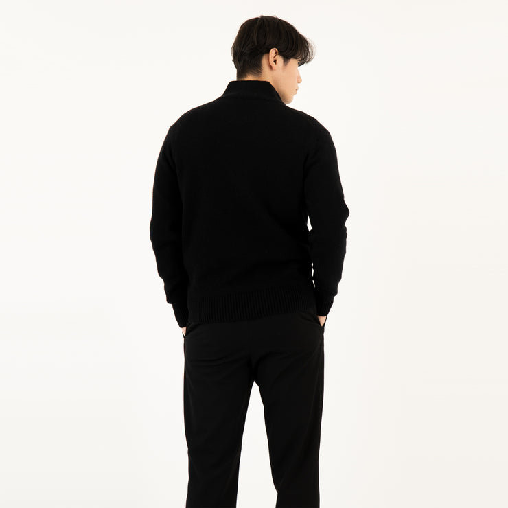 Cashmere mix Half-Zip